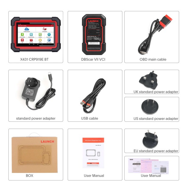 LAUNCH X431 V+ PRO Elite 4.0 Car Diagnostic Scan Tool Bidirectional Scan  Tool, 31+ Service ECU Coding AutoAuth for FCA SGW 